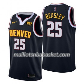 Maillot Homme Denver Nuggets Malik Beasley 25 2018-2019 Nike Navy Swingman